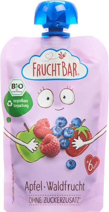 Immagine prodotto Fruchtbar Purea di frutta biologica Mela Frutta di Bosco Btl 100 g (109 g)