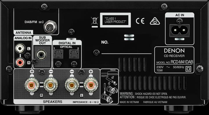 Produktbild Denon Rcd-M41dab (CD Receiver)