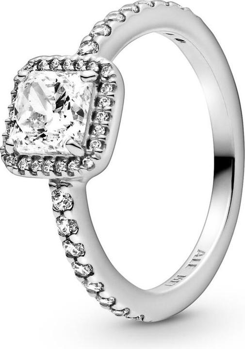 Image du produit Pandora Bague carrée scintillante à rayons (60, Argent 925)