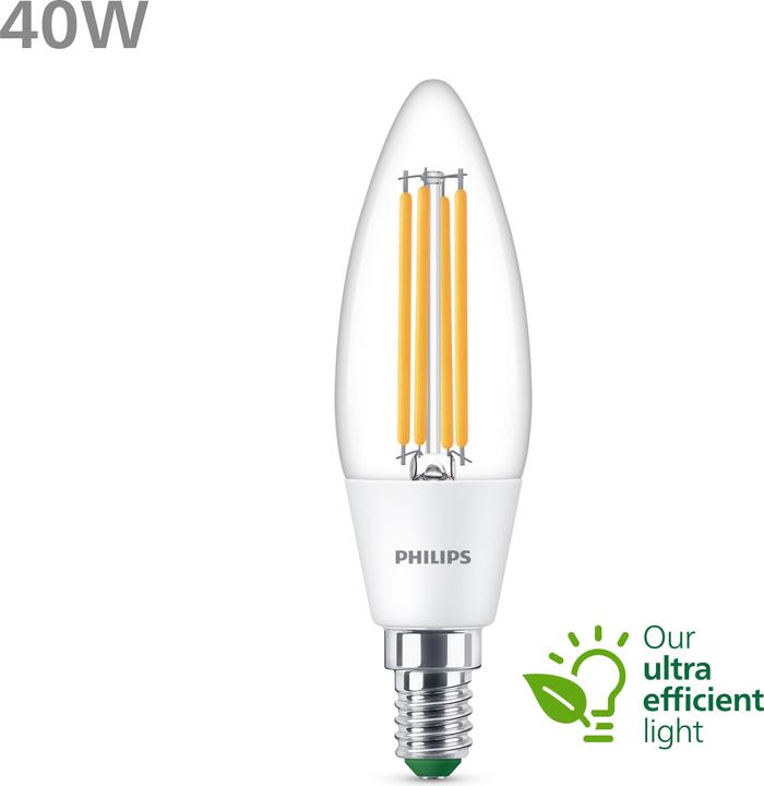 Actual product image Philips Led Cla (E14, 2.30 W, 485 lm, 1 x, A)