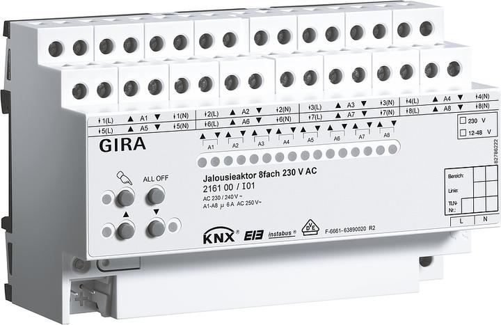 Actual product image Gira Blind actuator (Shutter actuator)