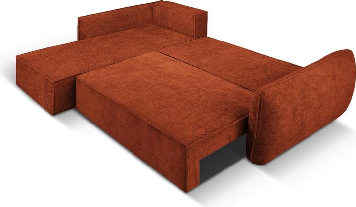 Actual product image Micadoni Left Corner Sofa With Bed Function And Box, "Kaelle", 4 Seats, 252x165x87Made in Europe (Corner sofa)