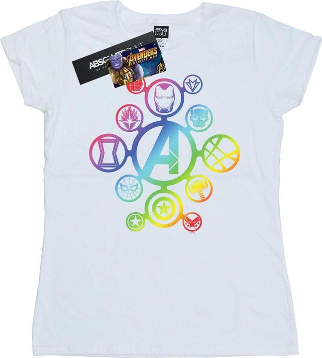 Avengers Infinity War Rainbow Icons TShirt