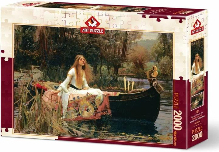 Actual product image Lamberth Puzzle 2000 pieces John William Waterhouse - The Lady of Shalott, 1888 (2000 pieces)