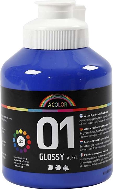 Image du produit Creativ Company Peinture acrylique A-Color (Bleu, 500 ml)