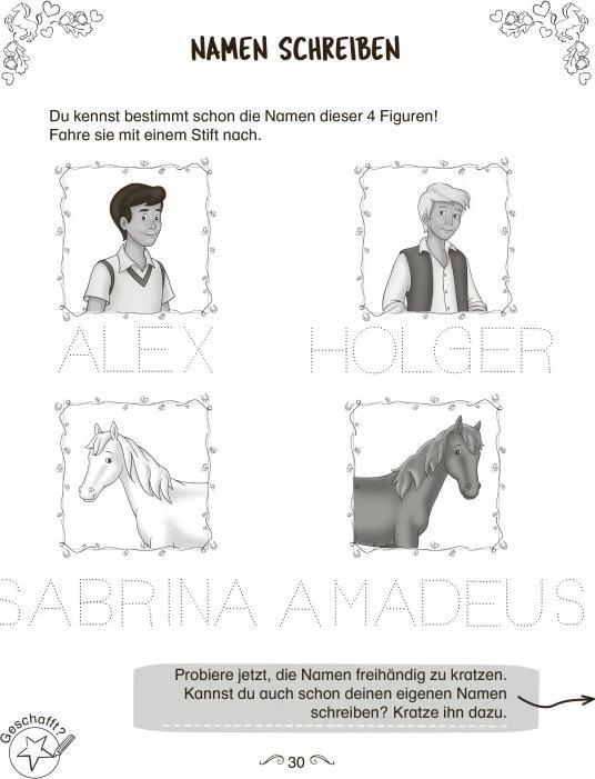 Produktbild Bibi & Tina Krtizel Krazel Lernspass - Erste Buchstaben (Deutsch, Schwager & Steinlein Verlag, 2022)