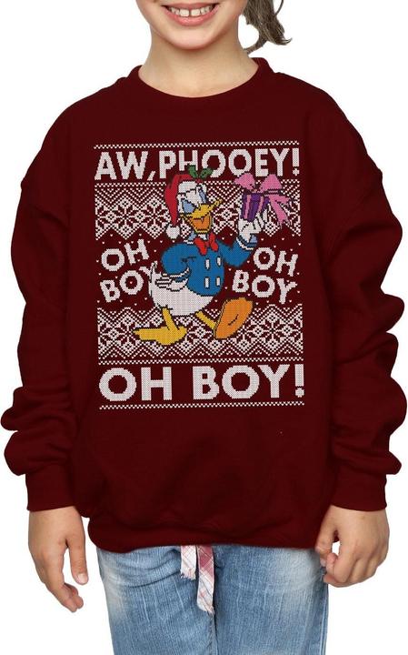 Image du produit Disney - Sweat DONALD DUCK CHRISTMAS FAIR ISLE - Fille (140, 146)