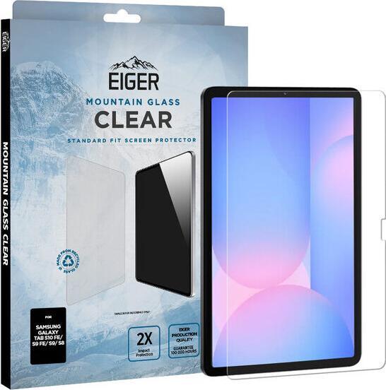 Produktbild Eiger Mountain Glass Clear (1 Stück, Galaxy Tab S9, Galaxy Tab S8, Galaxy Tab S9 FE, Galaxy Tab S7)