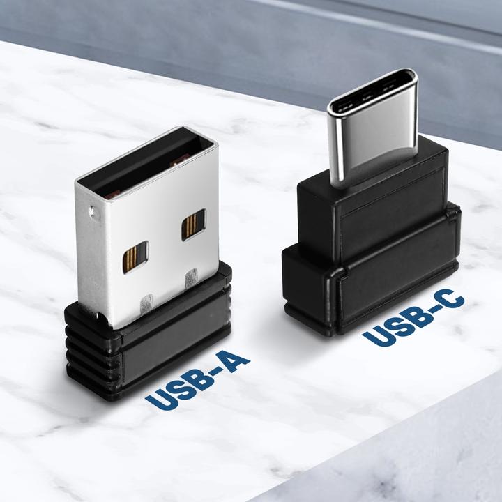 Actual product image Akashi Wireless mouse + USB-C and USB adapter (Wireless)