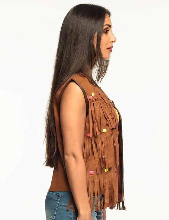Actual product image Boland Hippie fringe vest (M, L)