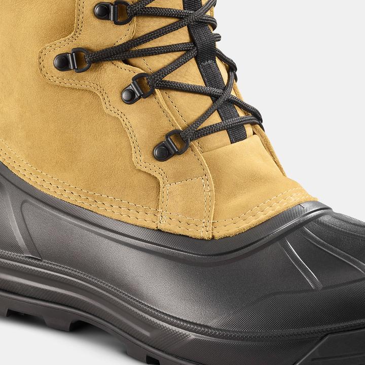 Image du produit Quechua Bottes de neige hommes cuir avec lacets chaud imperméable randonnée hivernale - SH900 (42)