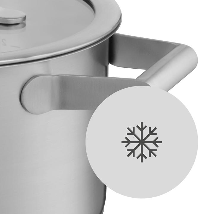 Produktbild WMF Topfset Induktion Kochtopfset 4tlg Glasdeckel Comfort Line Edelstahl matt (24 cm, Kochtopf)