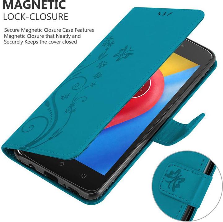 Productafbeelding Cadorabo Bloemen Boekomslag (Motorola Moto C)