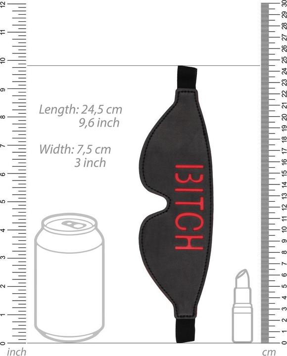 Actual product image Ouch! Blindfold - BITCH