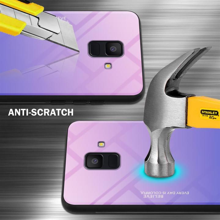 Productafbeelding Cadorabo TPU 2 kleuren glasdekking (Samsung Galaxy J6 (2018))
