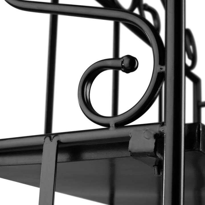 Actual product image tectake Metal shelf