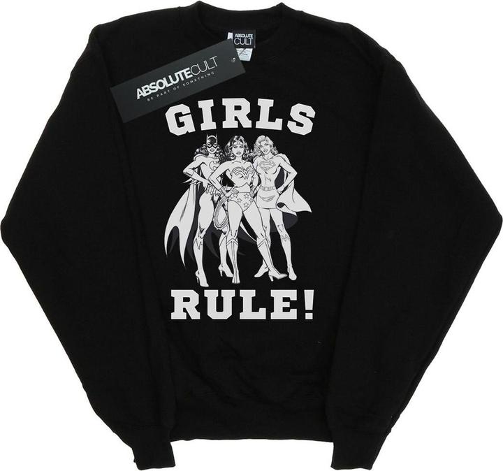 Actual product image Girls Justice League Girls Rule Sweatshirt (152, 158)