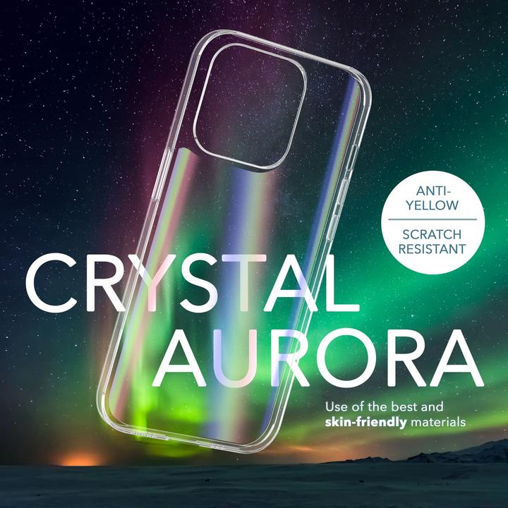 Actual product image Nalia Clear tempered glass cover rainbow effect (Apple iPhone 14 Pro Max)
