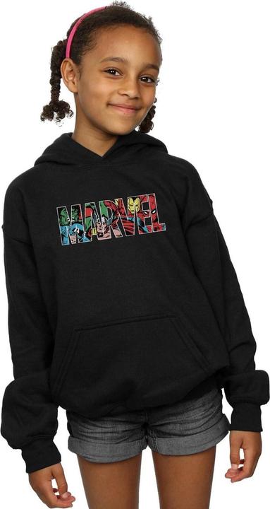 Actual product image Girls Logo Character Infill Hoodie (152, 158)