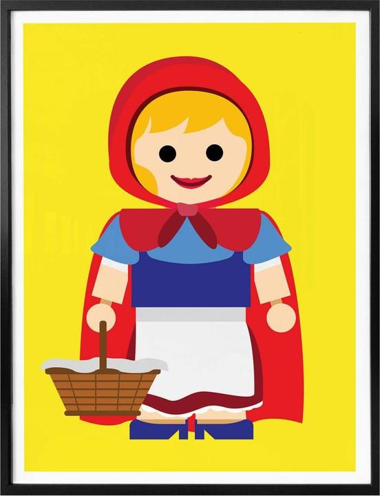 Immagine prodotto Trenddeko Giocattolo di Cappuccetto Rosso (120 x 150 cm)