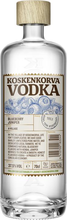 Actual product image Koskenkorva Distillery Blueberry Juniper Vodka
