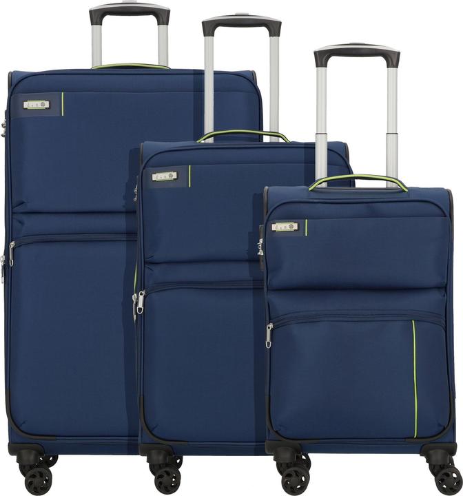 Produktbild D&N Travel Line 6704 4-Rollen Kofferset 3tlg. (208 l, XL (ab 115l))