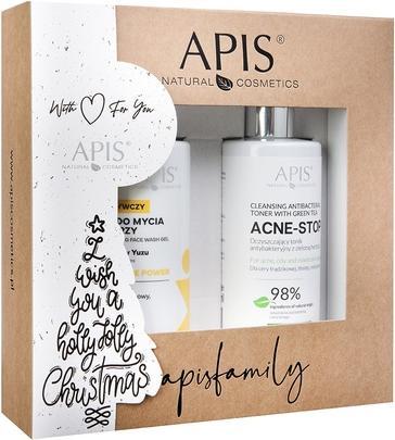 Immagine prodotto Apis Apisset Gel Lavaggio Viso Nutriente Potente alla Ceramide e Tonico Detergente Antiacne con Tè Verde (Gel, 300 ml)