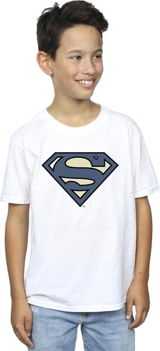 Actual product image Boys Superman Indigo Blue Logo T-Shirt (152, 158)