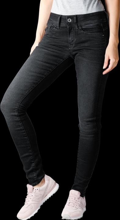 Actual product image G-Star Lynn Mid Skinny Elto Nero Superstretch dusty grey (W26/L32)