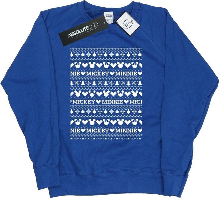 Produktbild Disney Mickey And Minnie Christmas Fair Isle Sweatshirt (XXL)
