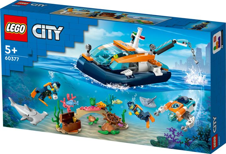 Immagine prodotto LEGO Barca da ricerca marina (60377, LEGO City)