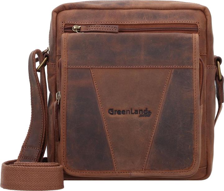 Produktbild Greenland Nature Montenegro Umhängetasche RFID Leder 22 cm