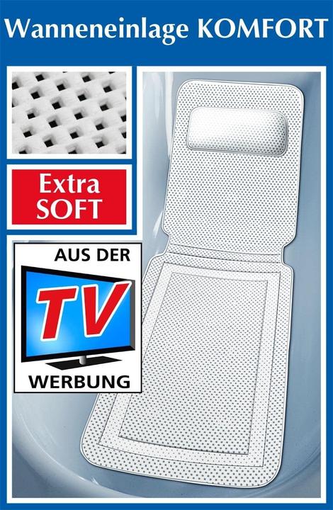 Produktbild Wenko Komfort mit Nackenpolster (125 x 36 x 6 cm)