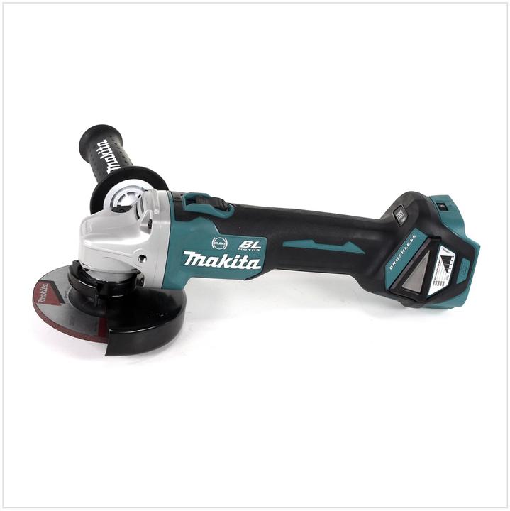 Actual product image Makita DGA 513 RGJ Battery angle grinder 18V 125mm Brushless + 2x battery 6.0Ah + charger + Makpac (125 mm)