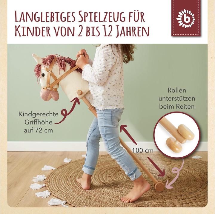Actual product image Bieco Ginger hobby horse