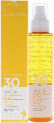 Image du produit Clarins Sun - Huile-en-Brume Solaire Corps & Cheveux SPF30 (Crème solaire visage, SPF 30, 150 ml, 190 g)