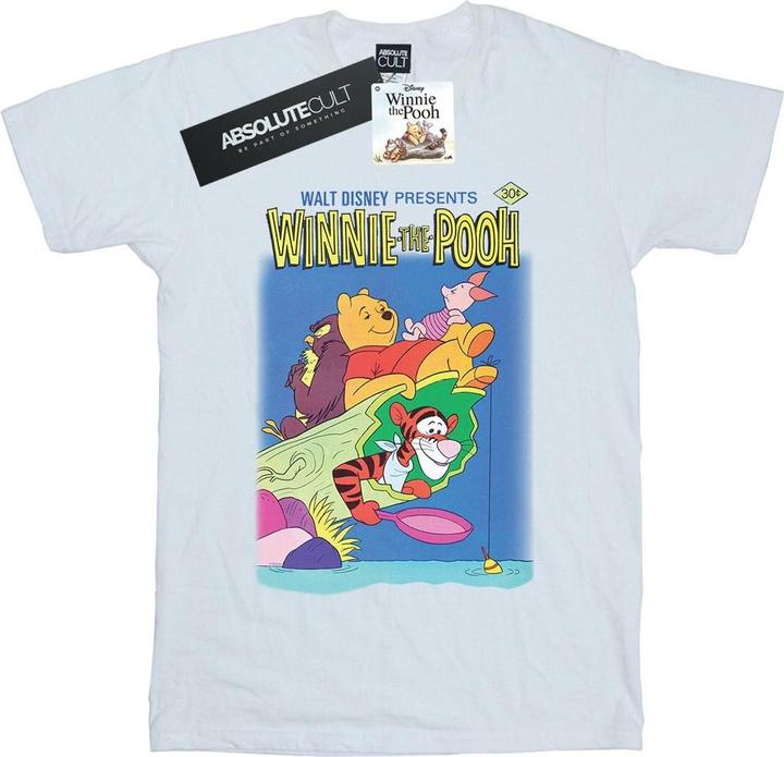 Actual product image Disney Womens/Ladies Winnie The Pooh Poster Cotton Boyfriend T-Shirt (M)