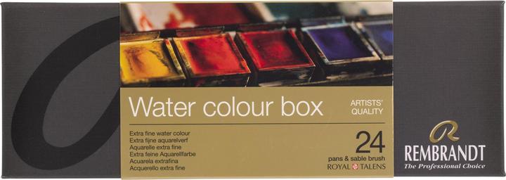 Actual product image Rembrandt Watercolour Water colour box 24 pots, Multicoloured (Multicoloured, 240 ml)