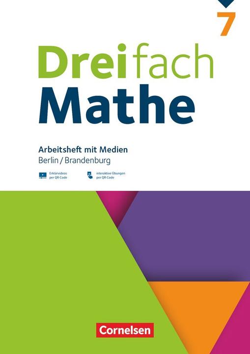 Produktbild Dreifach Mathe - Berlin und Brandenburg - 7. Schuljahr (Deutsch, 2025)