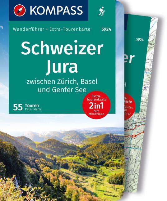 Produktbild KOMPASS Wanderführer Schweizer Jura 55