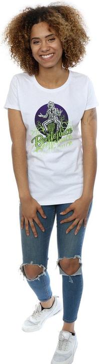 Immagine prodotto Beetlejuice Maglietta da donna/ragazzo in cotone Faded Pose (L)
