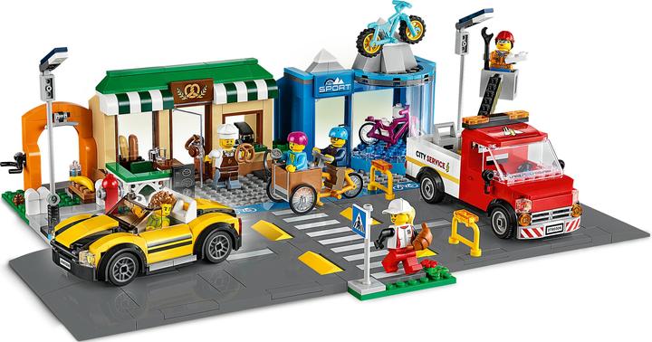 Immagine prodotto LEGO Strada commerciale della città con negozi 60306 (60306, LEGO City)