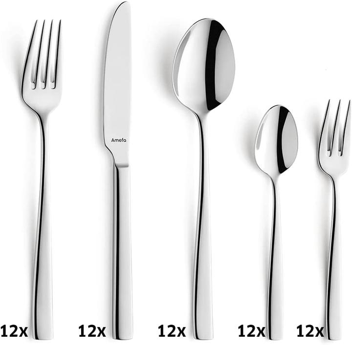 Amefa Cutlery set 60 pieces 1316 FRESH (60 Piece, Cutlery set)