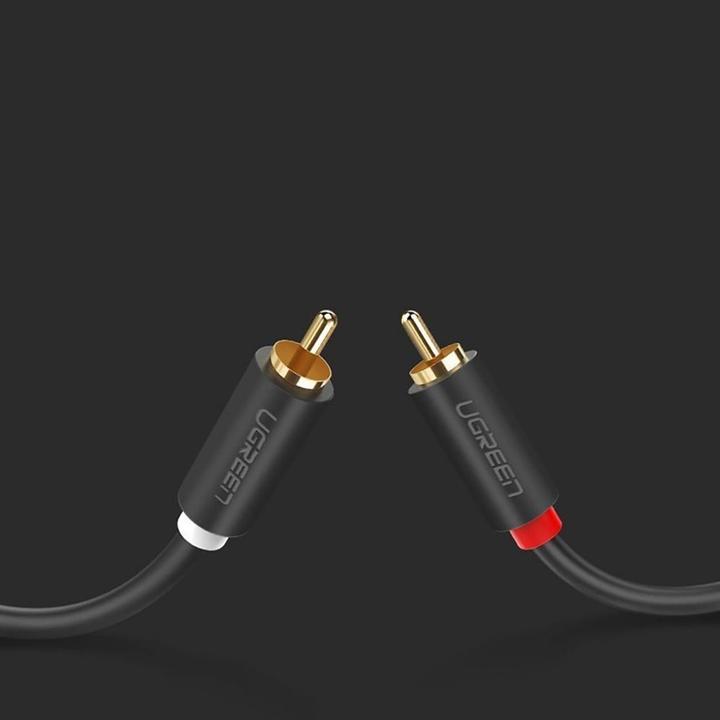 Actual product image Ugreen 2RCA (Cinch) to 2RCA (Cinch) Cable 3m (black) (3 m)