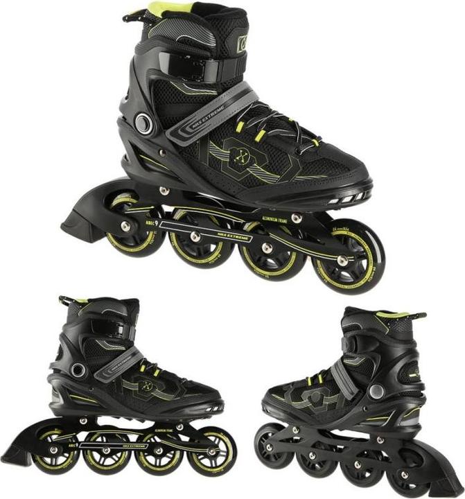 Productafbeelding Nils NA9157 zwart-geel maat 43 INLINE SKATES (43)