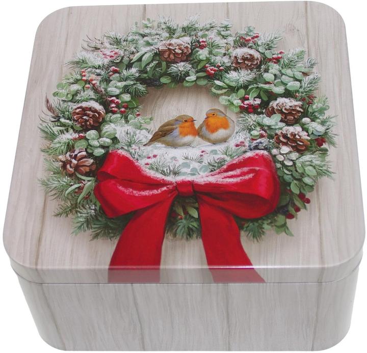 Gawol GAW biscuit tin robin Ø15x15