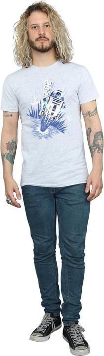 Actual product image Star Wars Mens R2-D2 Blast Off T-Shirt (S)