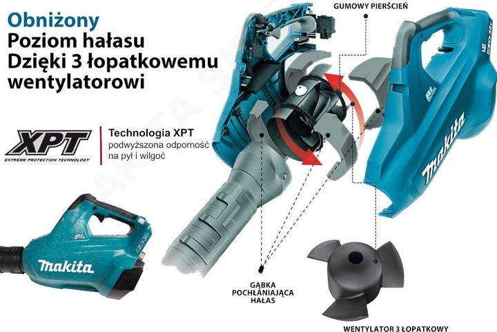 Produktbild Makita DUB362Z (Akkubetrieb, Laubbläser)