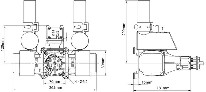 Immagine prodotto DLE Engine motore a benzina dle 130 a 2 cilindri "originale