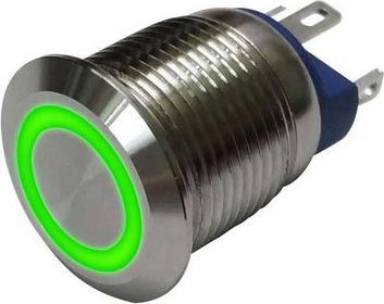 Image du produit RND Components Bouton-poussoir anti-vandale IP67 SPST 12mm